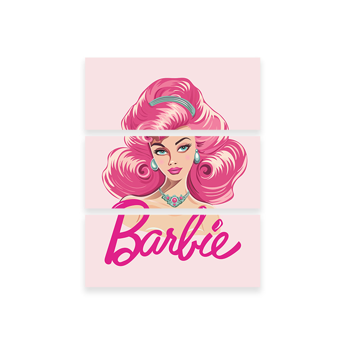 Barbie Portrait Wall Art