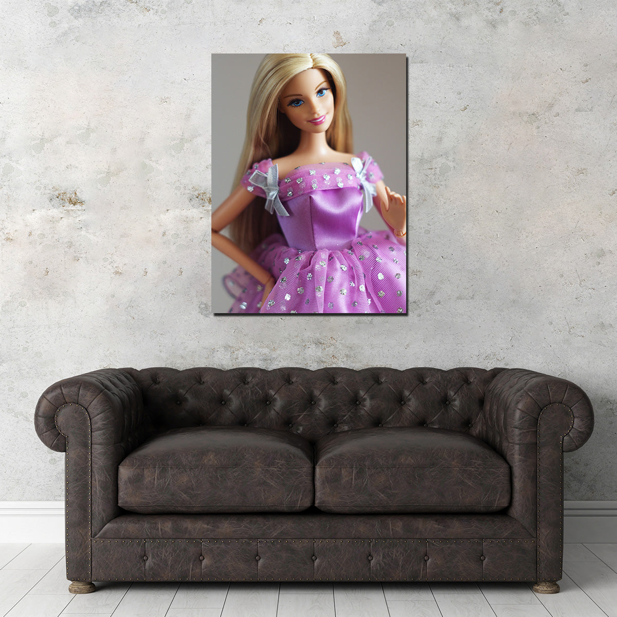 Barbie Purple Wall Art