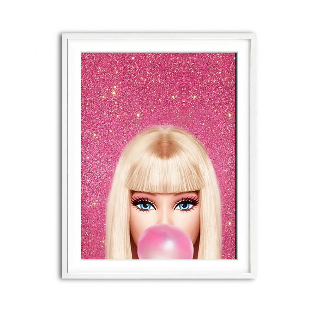 Framed Print 3x4 White