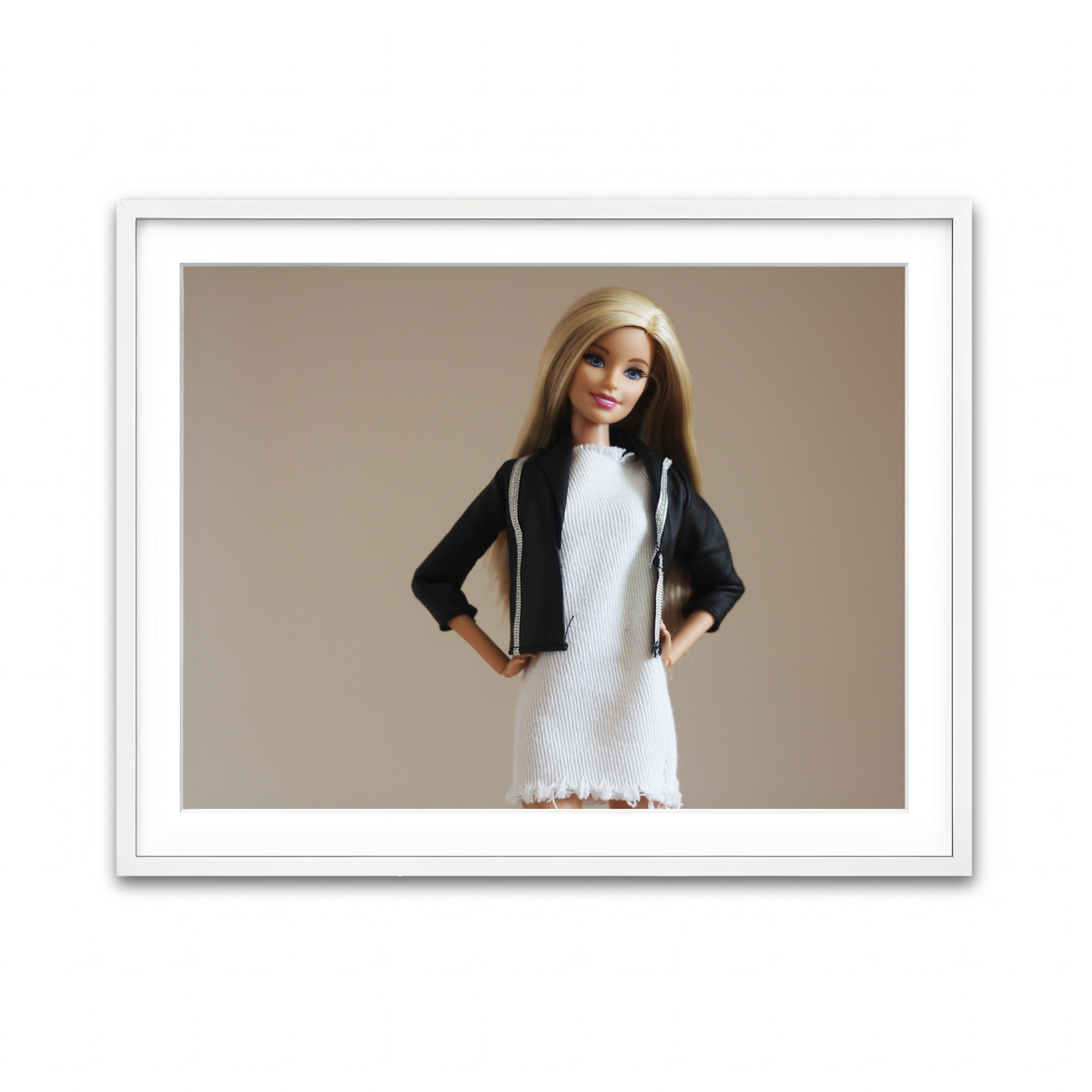 Framed Print 4x3 White