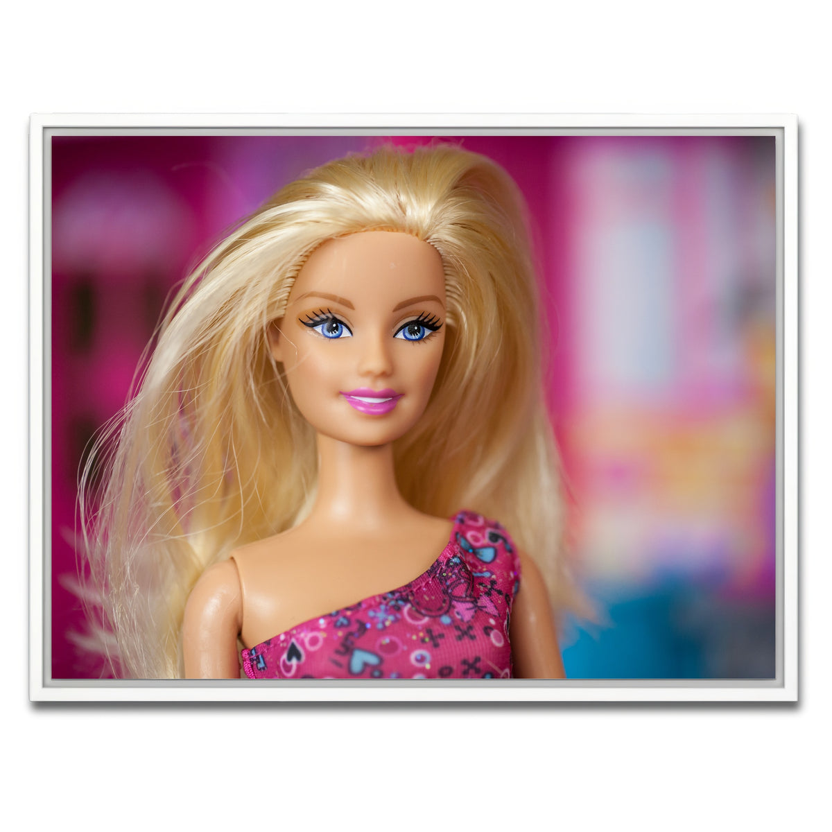 AUTO-MOCKUP WHITE | Barbie Doll | 1 Piece | White Framed Canvas | group=4x3