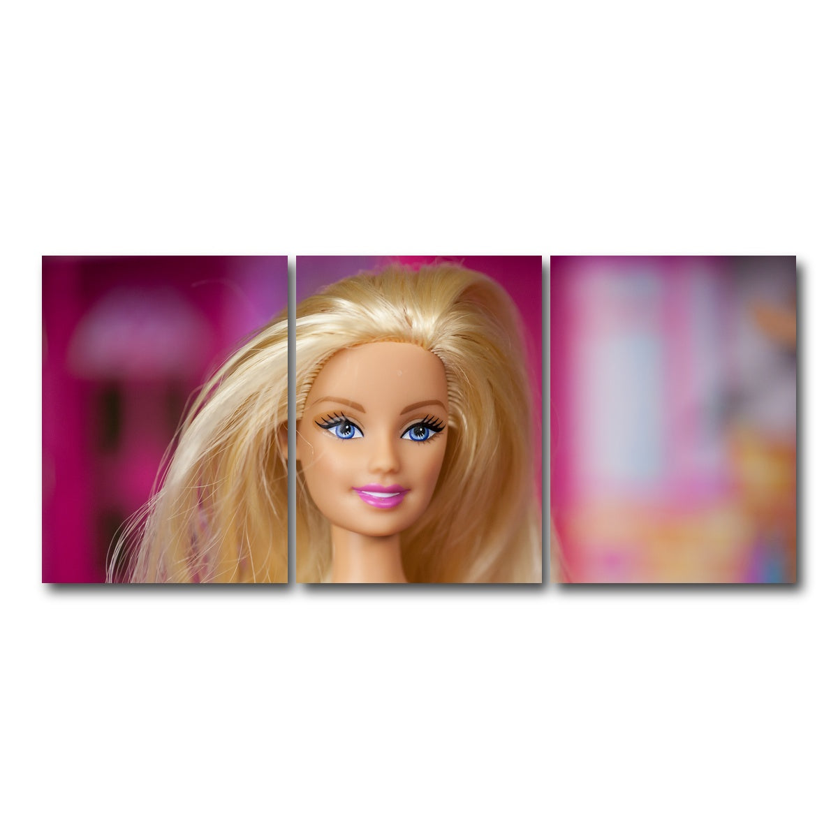 AUTO-MOCKUP WHITE | Barbie Doll | 3 Piece | Gallery Wrap Canvas | group=18x24