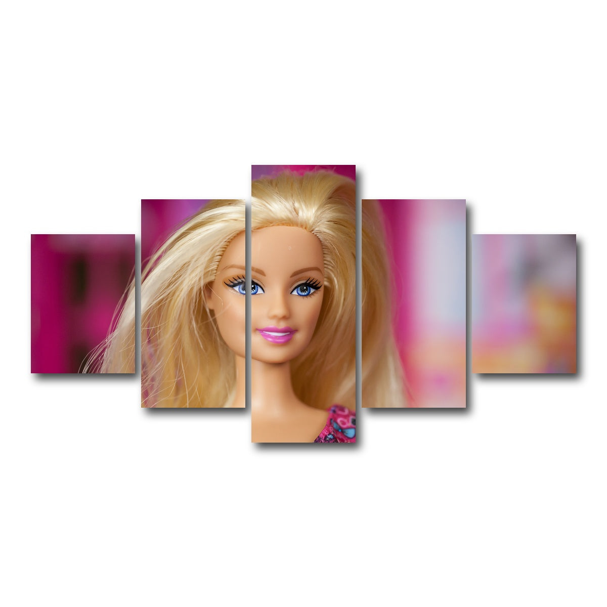 AUTO-MOCKUP WHITE | Barbie Doll | 5 Piece | Gallery Wrap Canvas | group=5_short