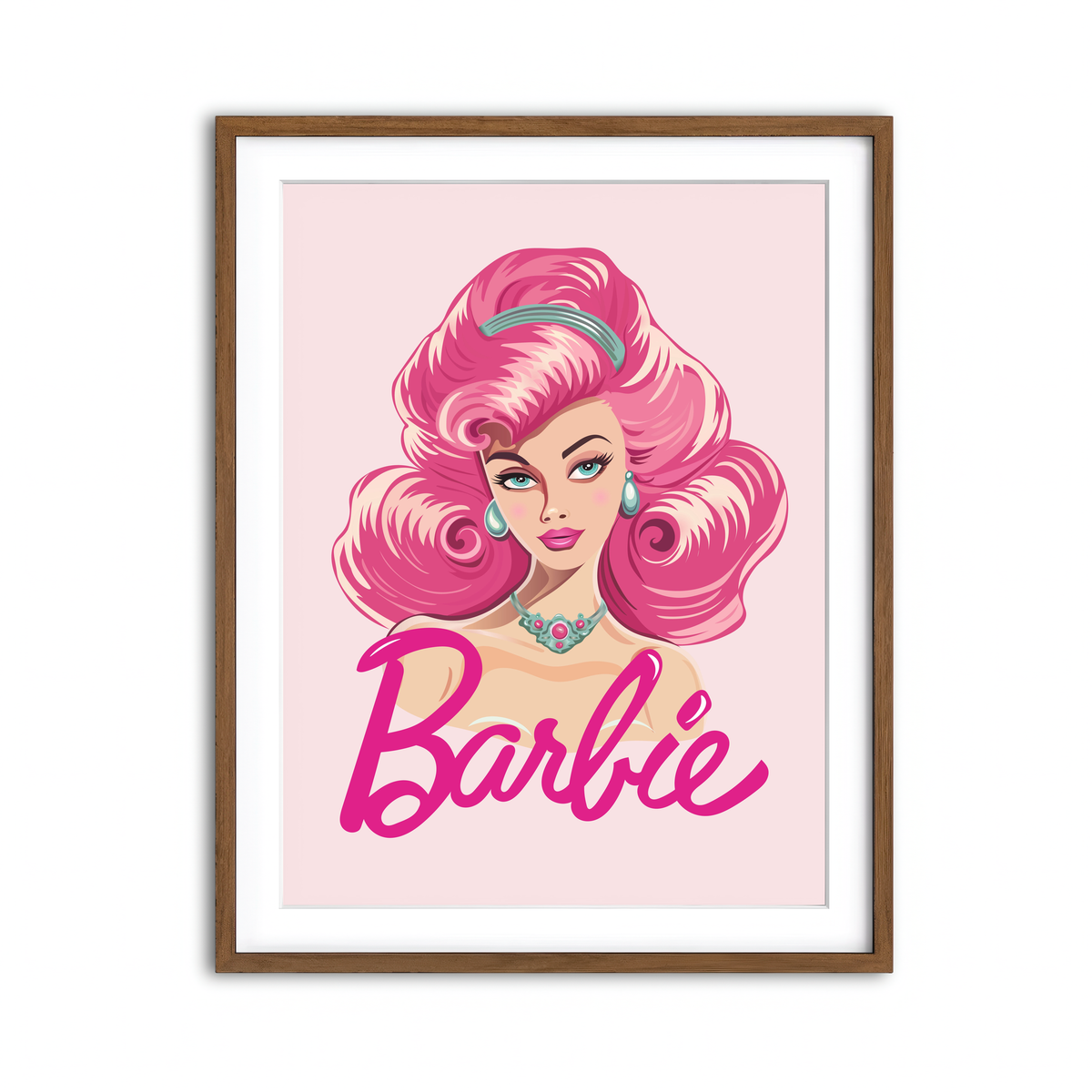 Framed Print 3x4 Walnut