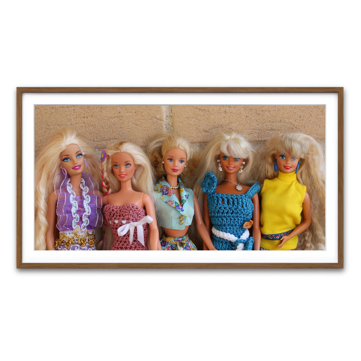 Framed Print 2x1 Walnut