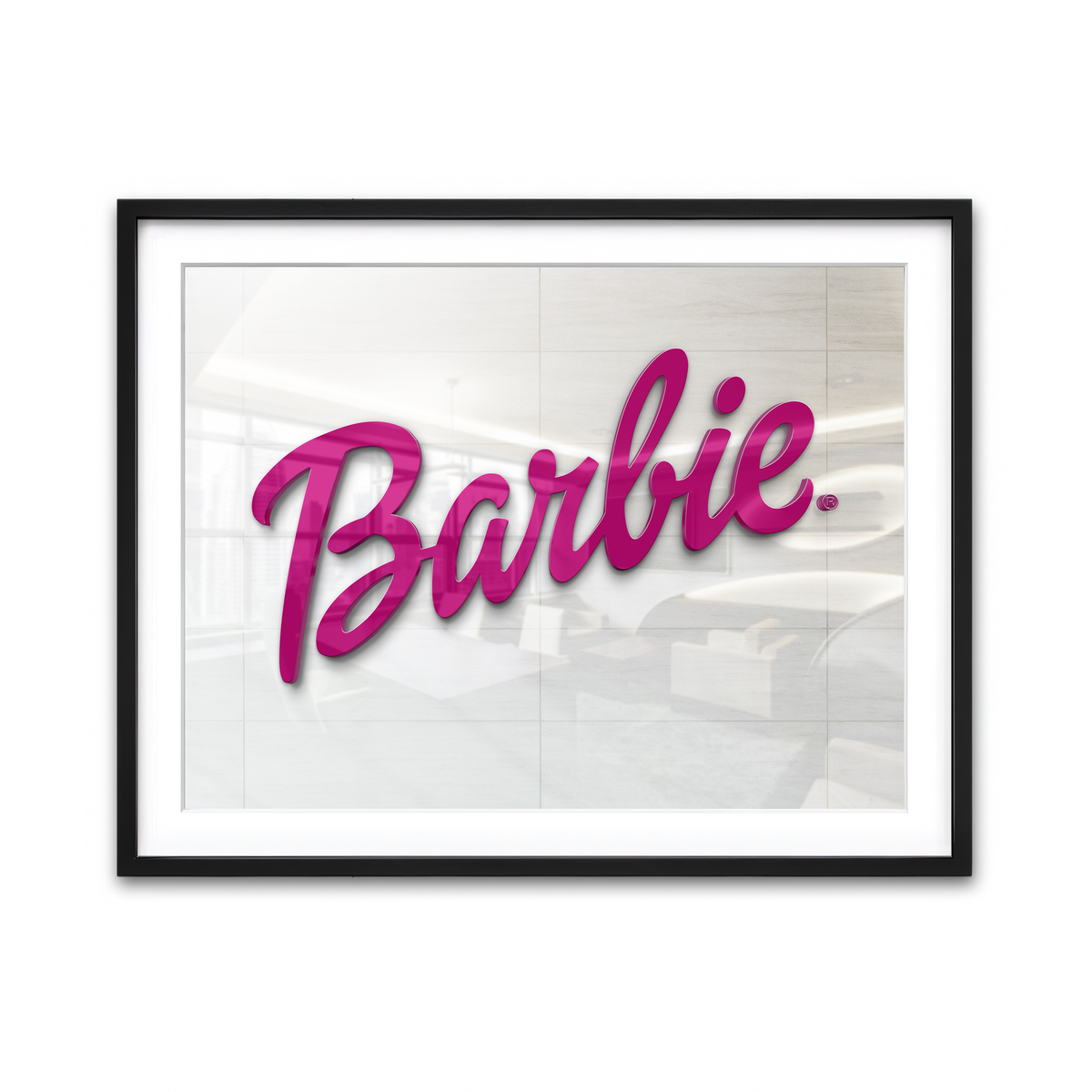 Framed Print 4x3 Black