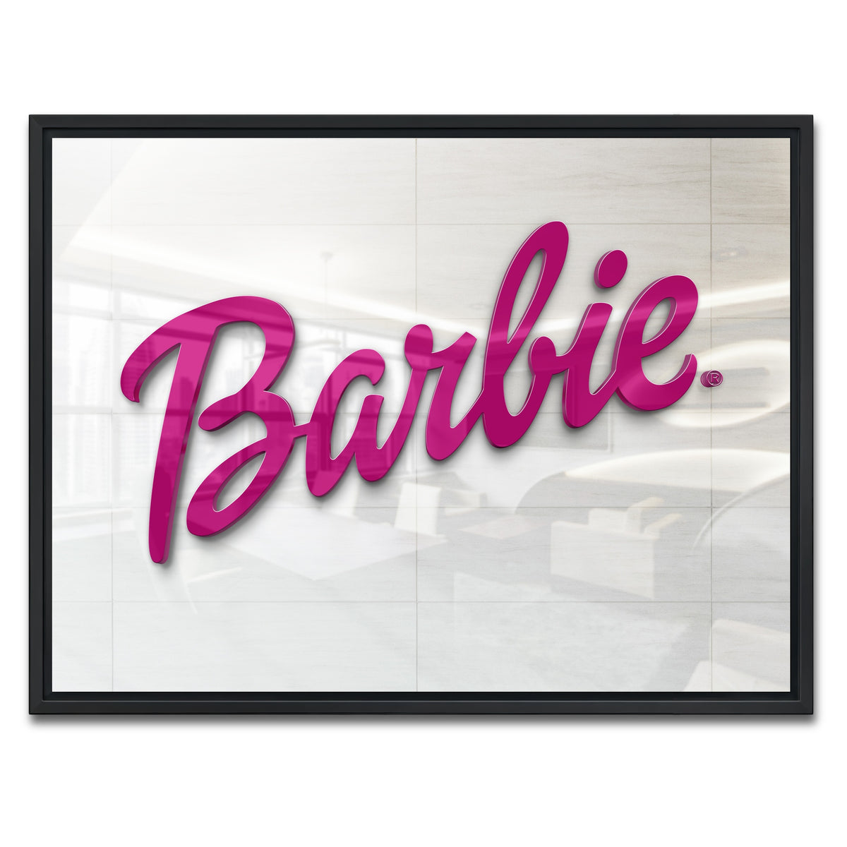 AUTO-MOCKUP WHITE | Barbie | 1 Piece | Black Framed Canvas | group=4x3