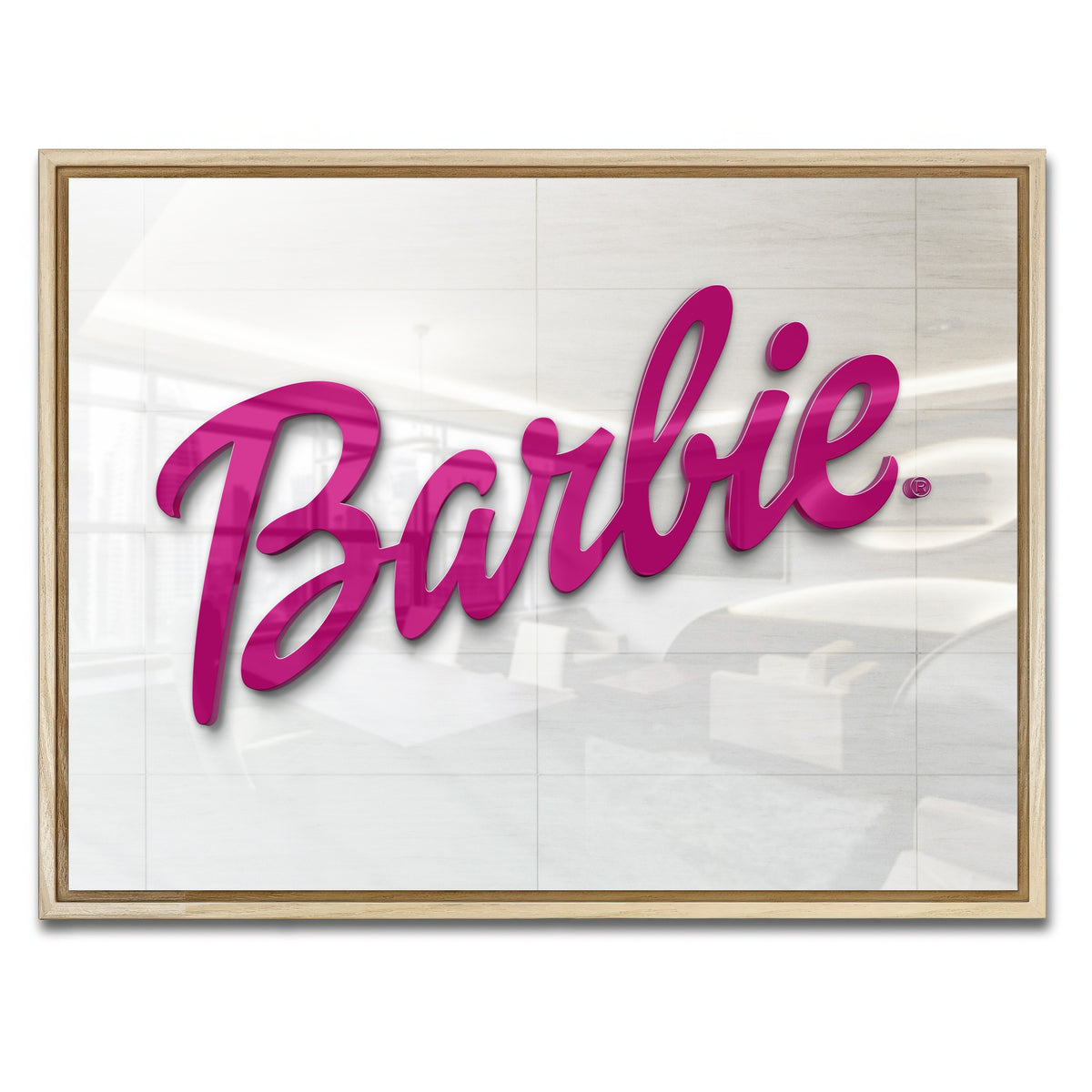 AUTO-MOCKUP WHITE | Barbie | 1 Piece | Natural Framed Canvas | group=4x3