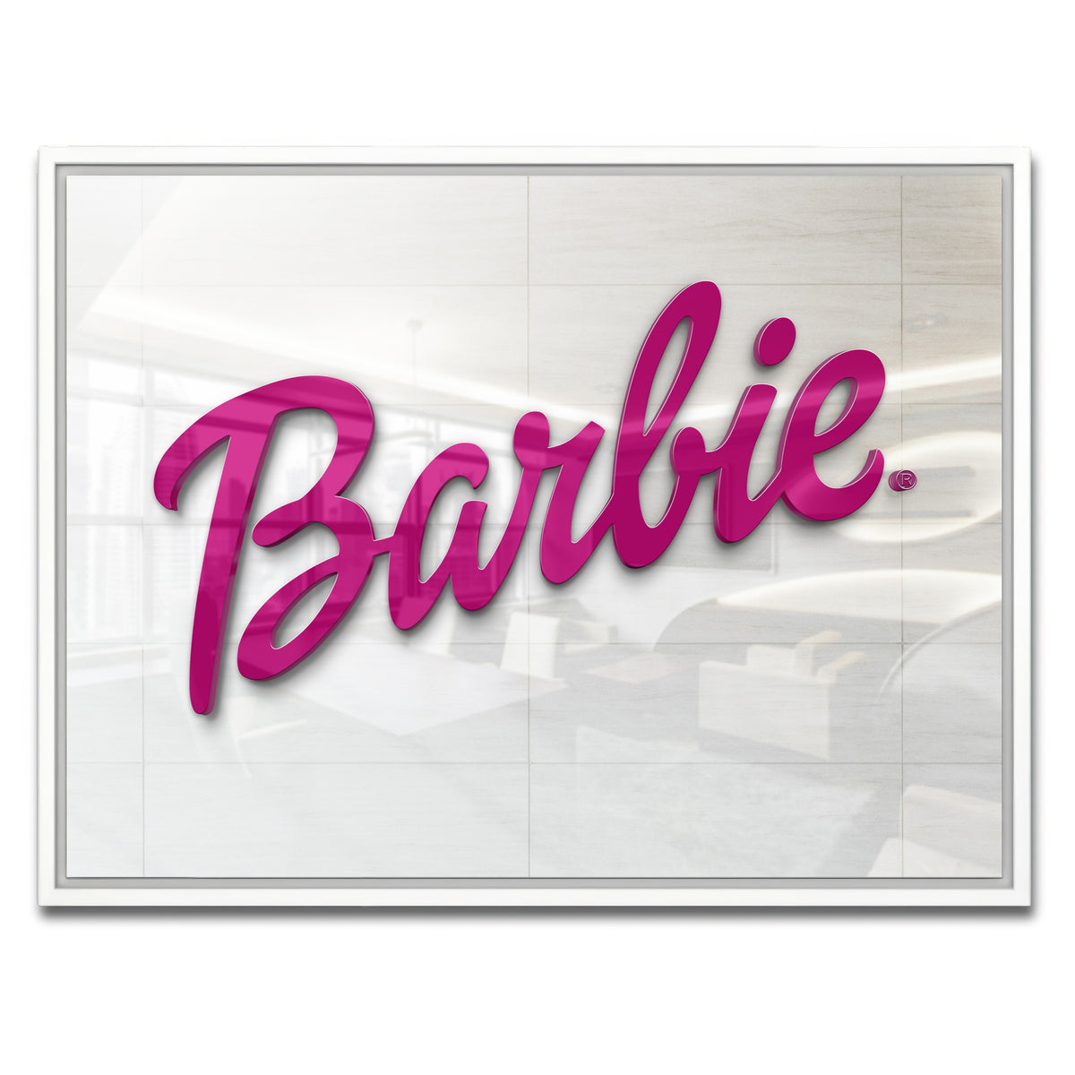 AUTO-MOCKUP WHITE | Barbie | 1 Piece | White Framed Canvas | group=4x3