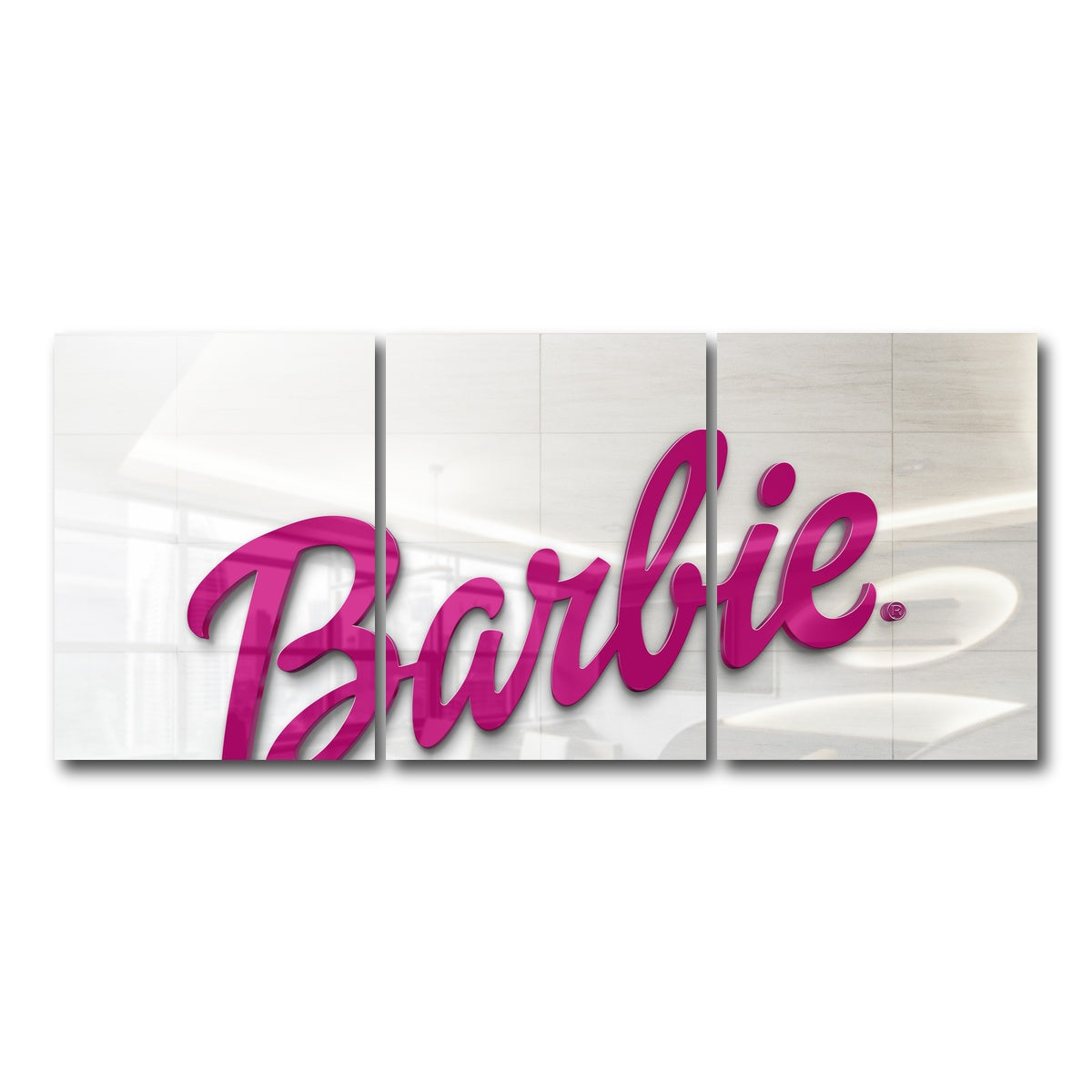 AUTO-MOCKUP WHITE | Barbie | 3 Piece | Gallery Wrap Canvas | group=18x24