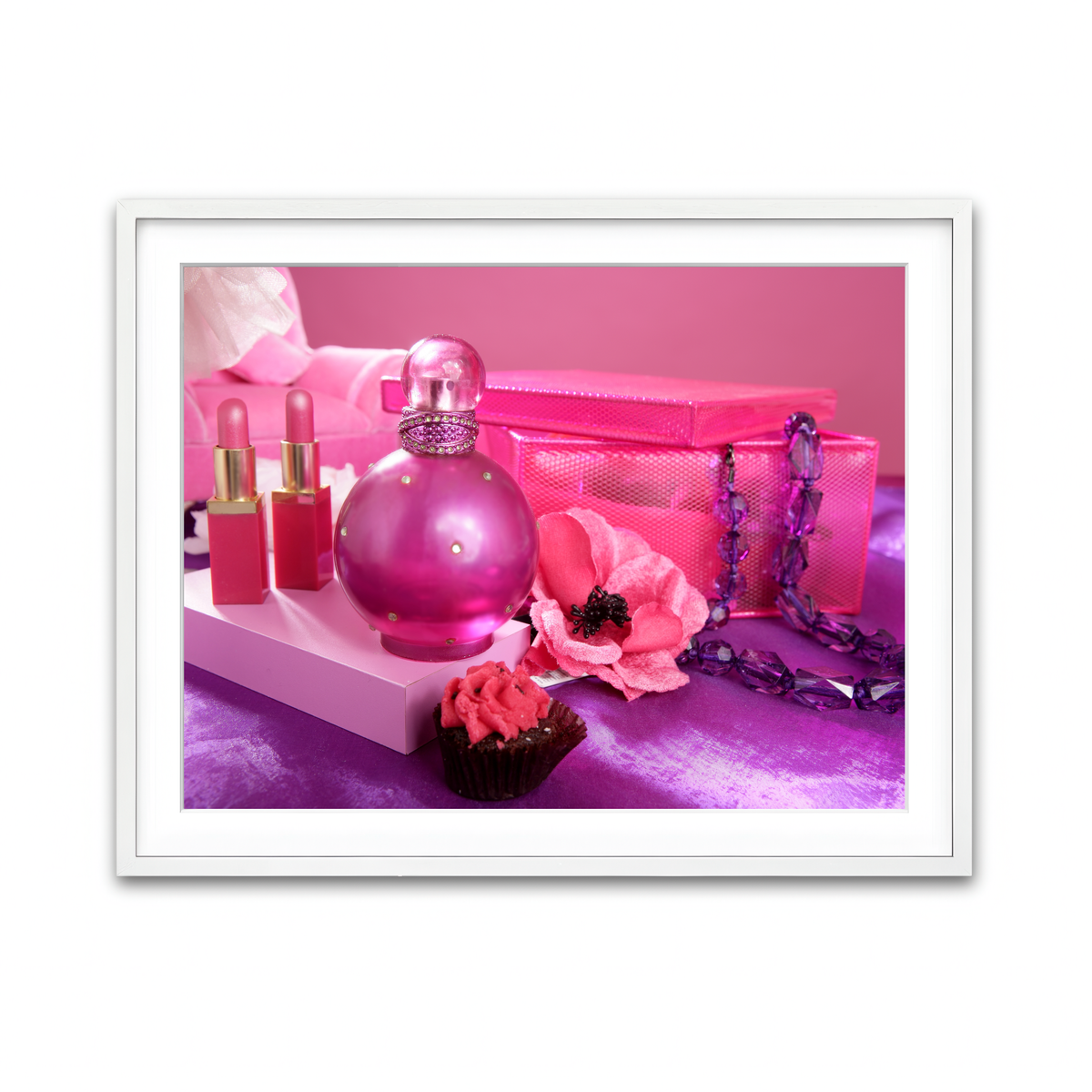 Framed Print 4x3 White