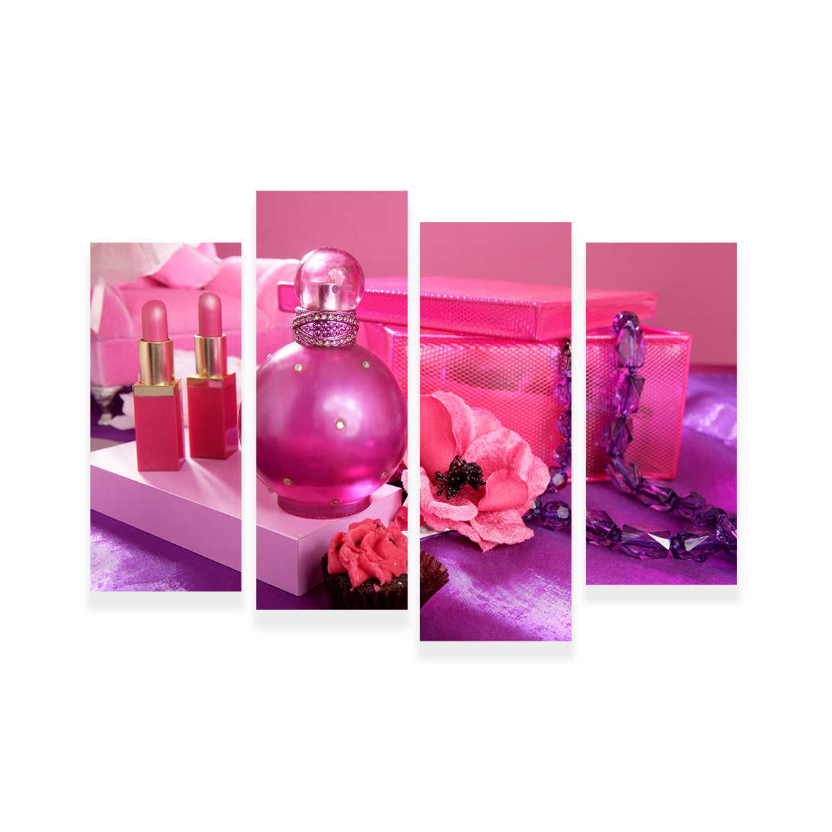 Barbie Style Makeup Vanity Wall Art