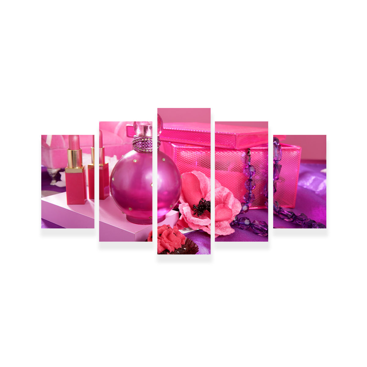 Barbie Style Makeup Vanity Wall Art