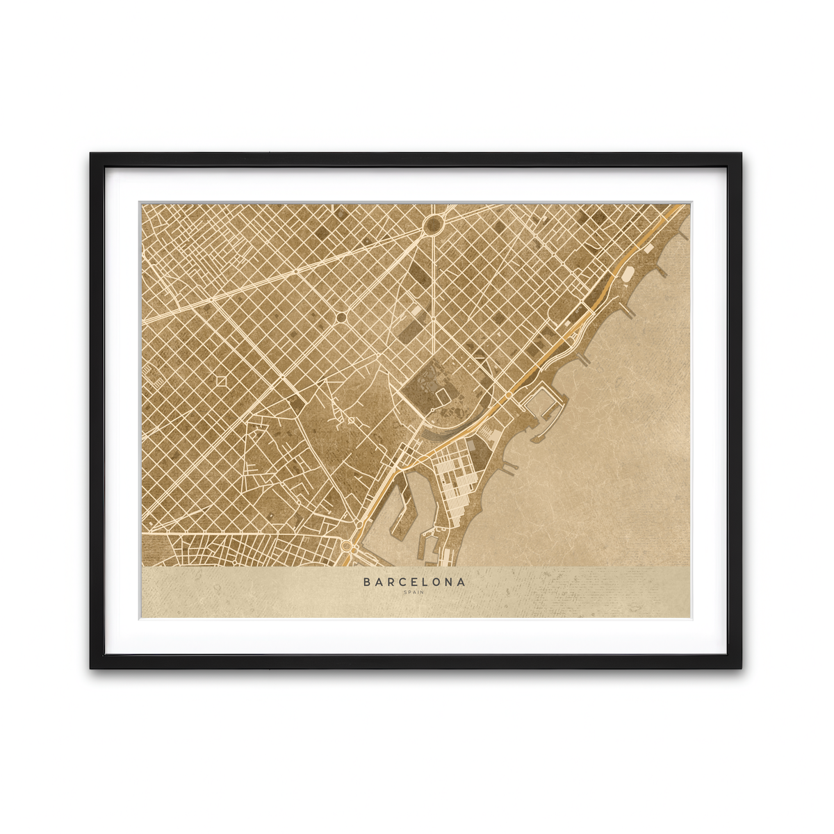 Framed Print 4x3 Black