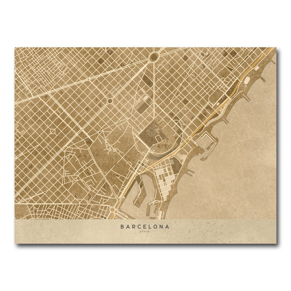 AUTO-MOCKUP WHITE | Barcelona | 1 Piece | Gallery Wrap Canvas | group=4x3
