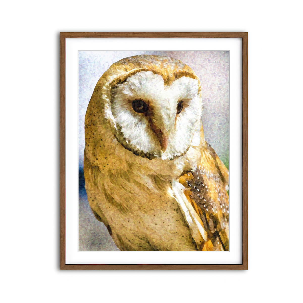 Framed Print 3x4 Walnut