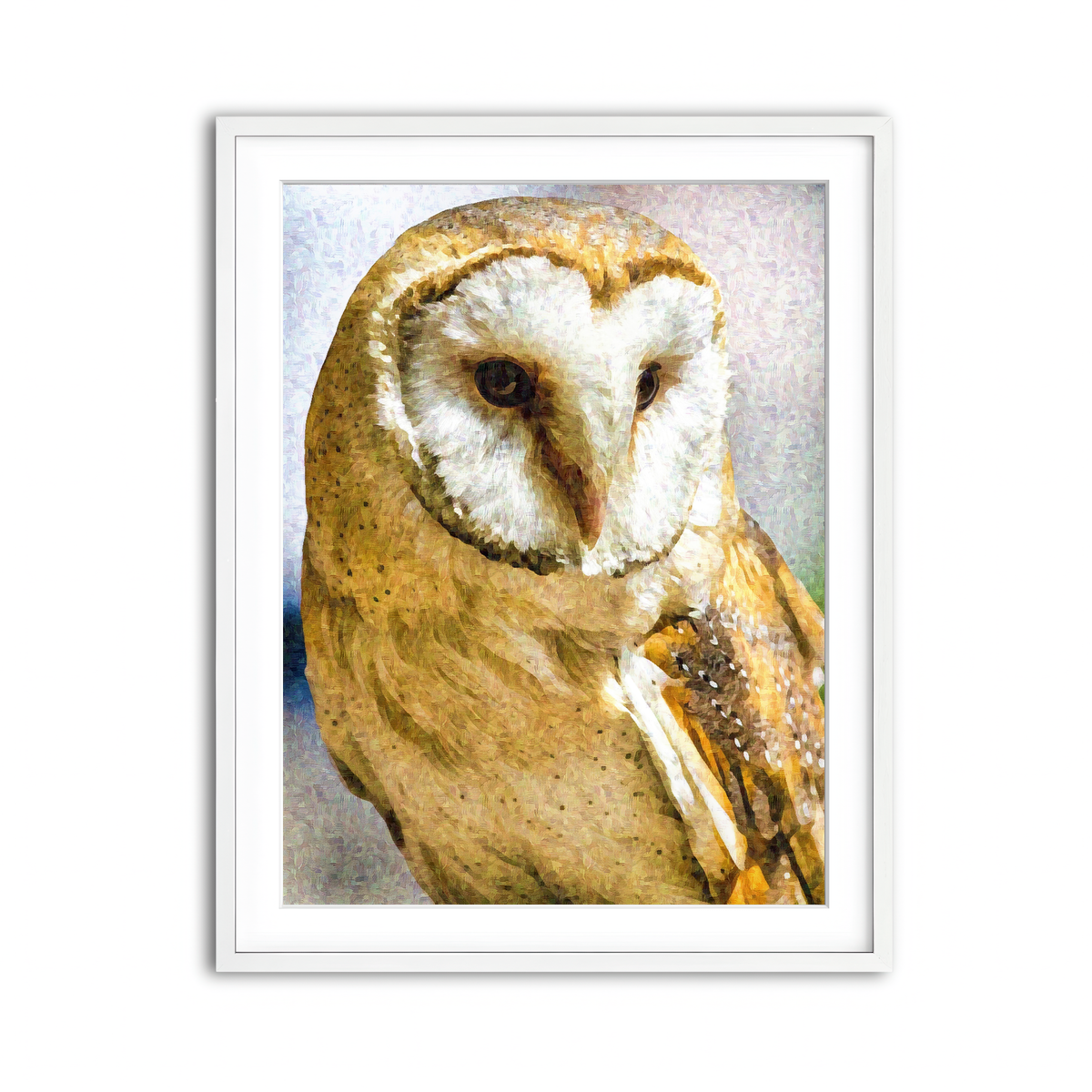 Framed Print 3x4 White