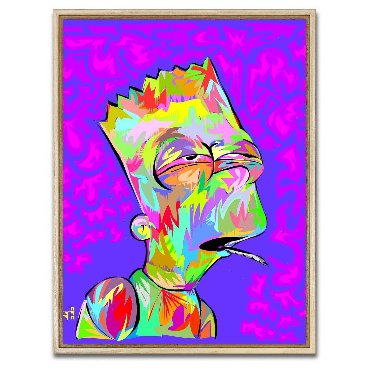 AUTO-MOCKUP WHITE | Bart High | 1 Piece | Natural Framed Canvas | group=3x4