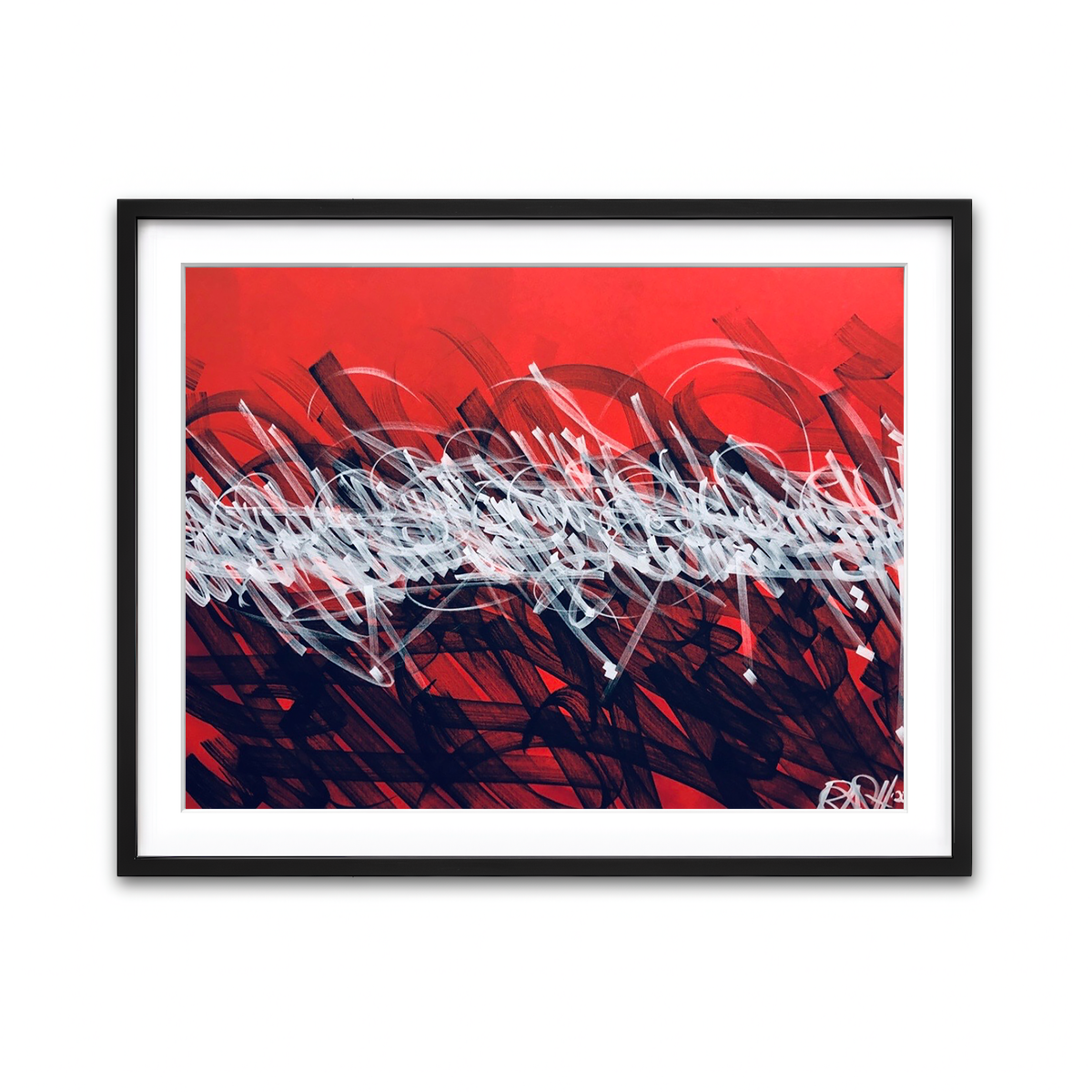 Framed Print 4x3 Black
