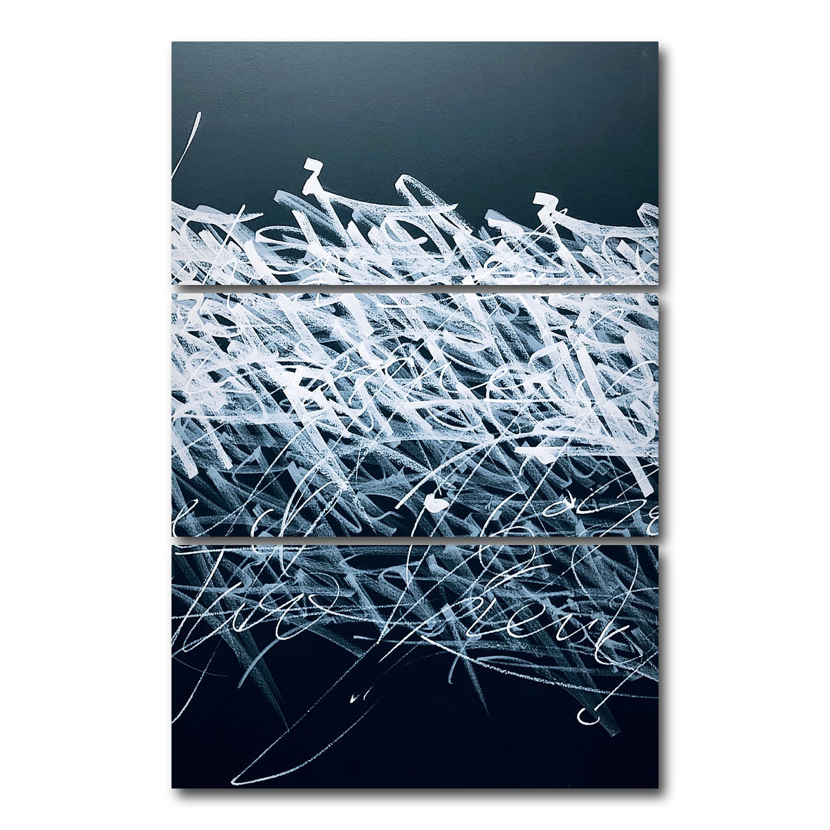 AUTO-MOCKUP WHITE | Bash b&W | 3 Piece | Gallery Wrap Canvas | group=12x24_stacked