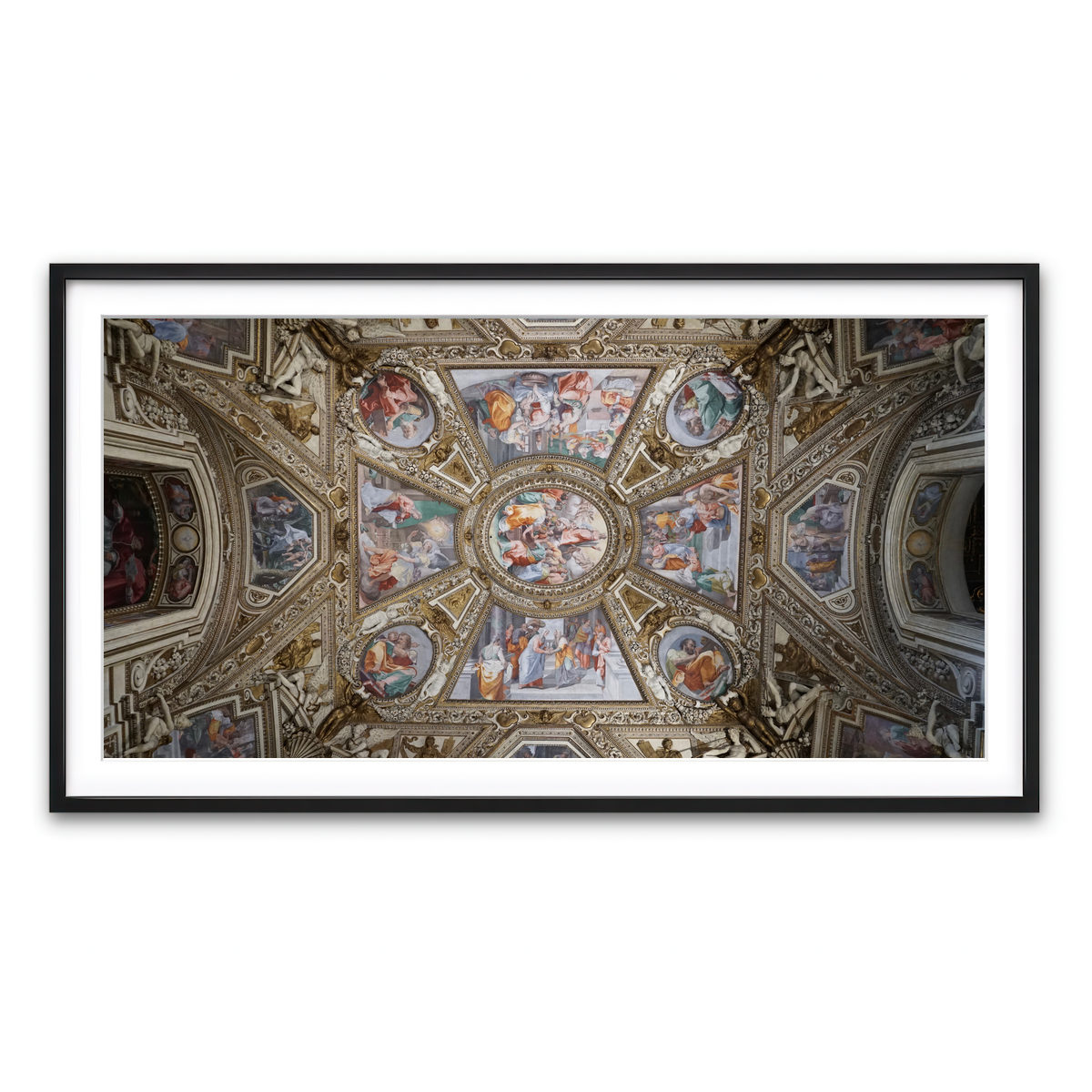 Framed Print 2x1 Black