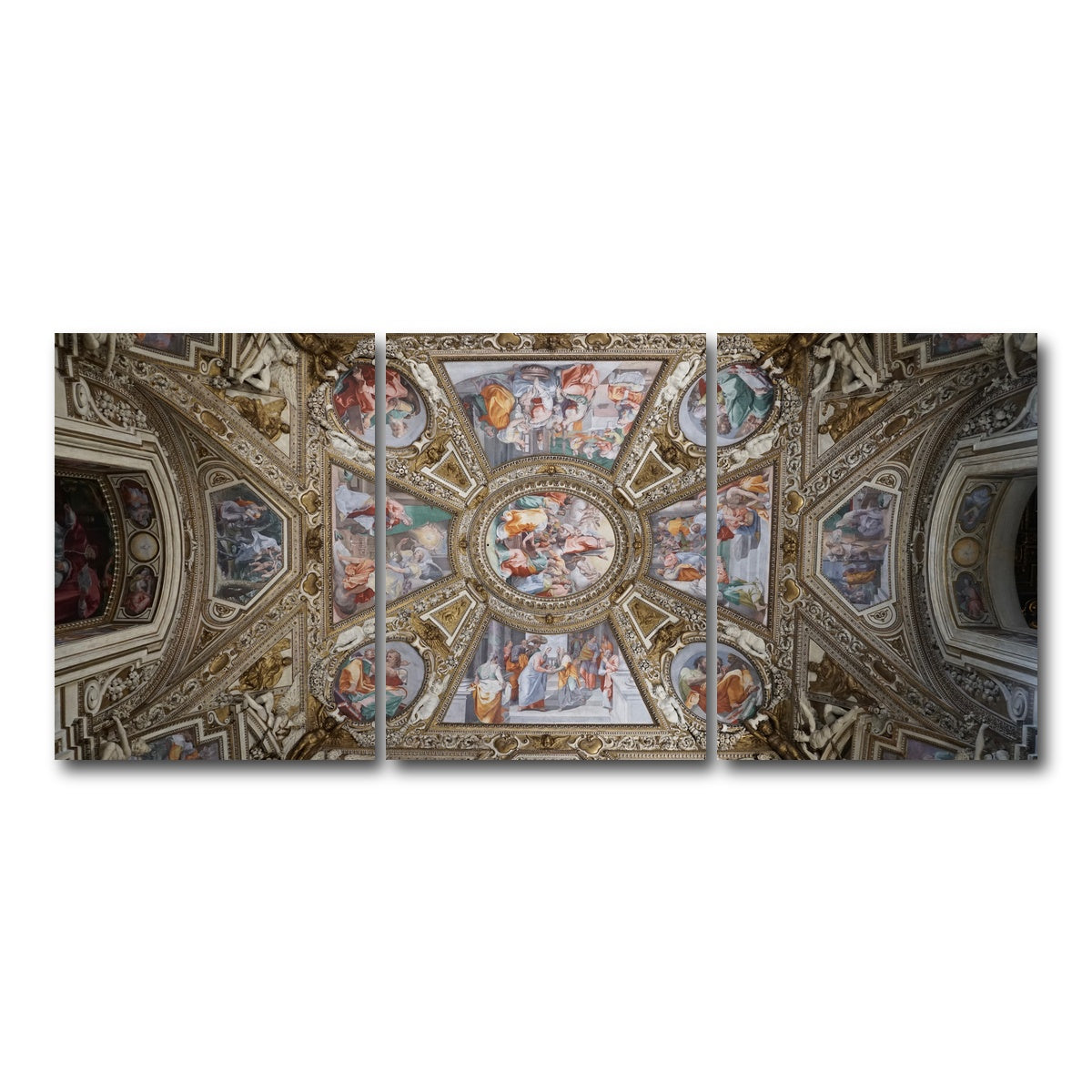 AUTO-MOCKUP WHITE | Basilica di Santa Maria | 3 Piece | Gallery Wrap Canvas | group=18x24