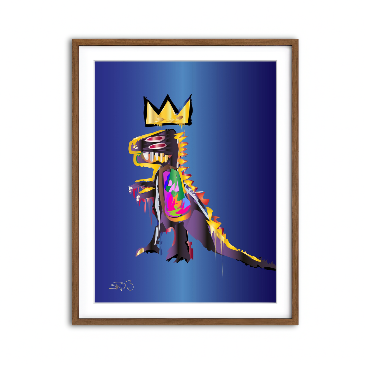 Framed Print 3x4 Walnut