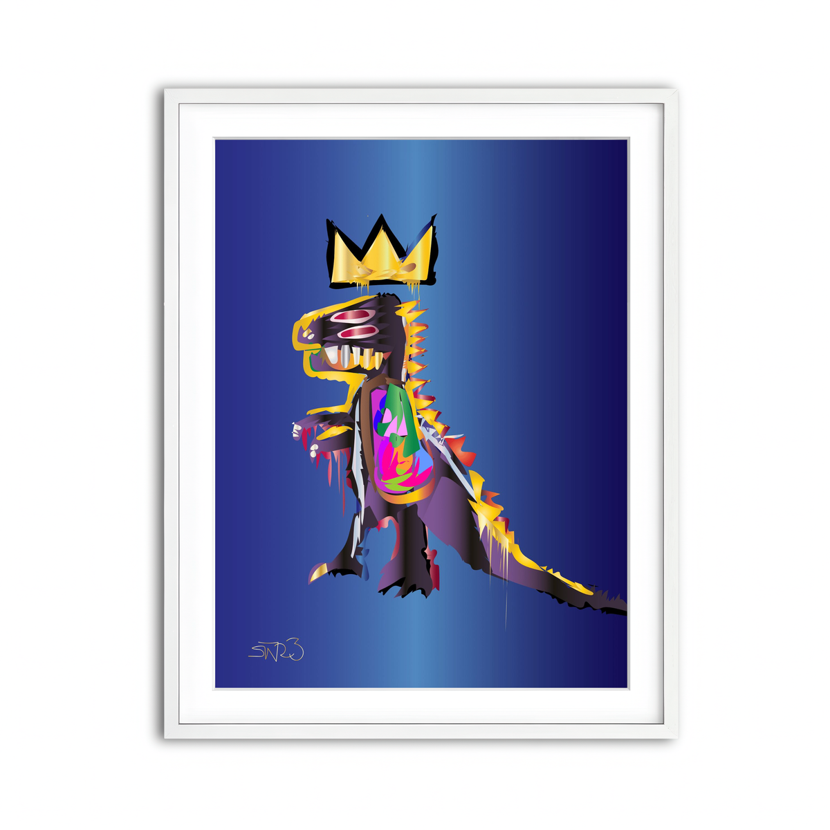 Framed Print 3x4 White