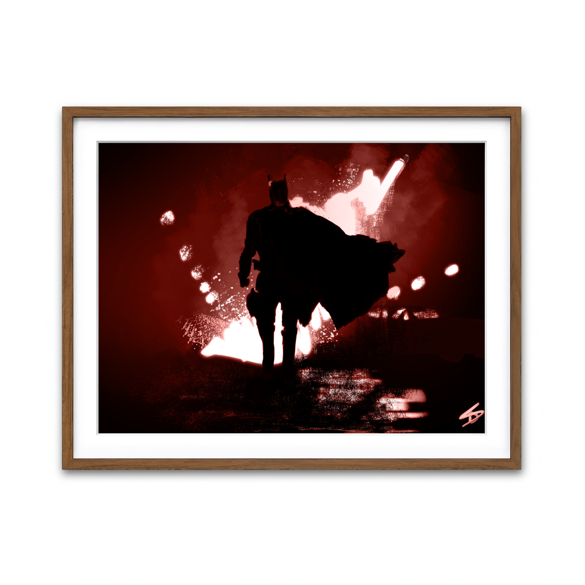 Framed Print 4x3 Walnut