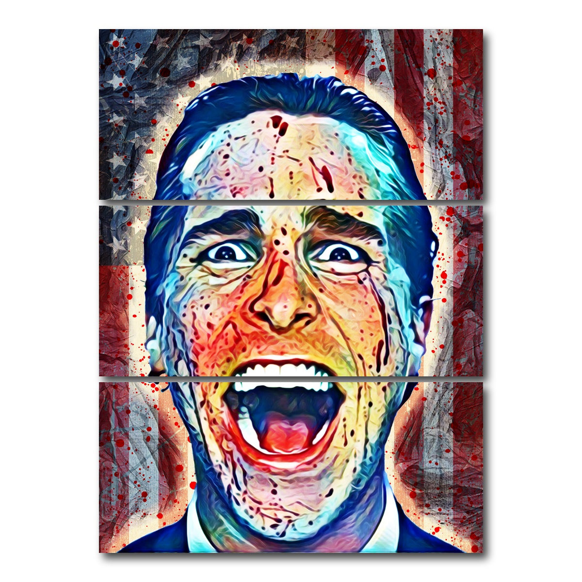 AUTO-MOCKUP WHITE | Bateman Canvas | 3 Piece | Gallery Wrap Canvas | group=8x18_stacked