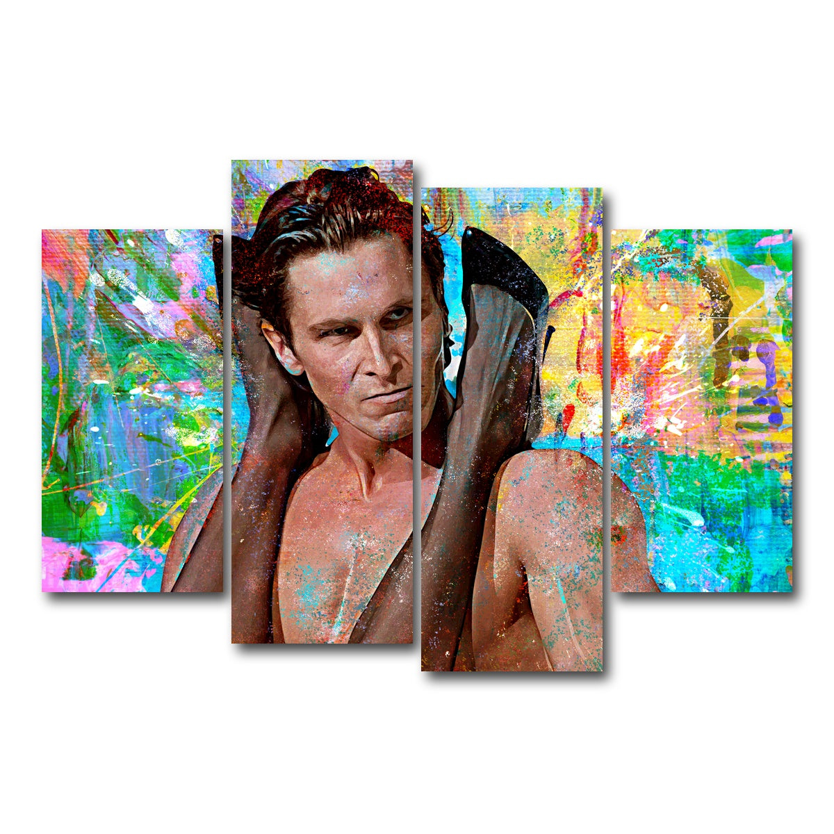 AUTO-MOCKUP WHITE | Bateman Flex | 4 Piece | Gallery Wrap Canvas | group=4_short