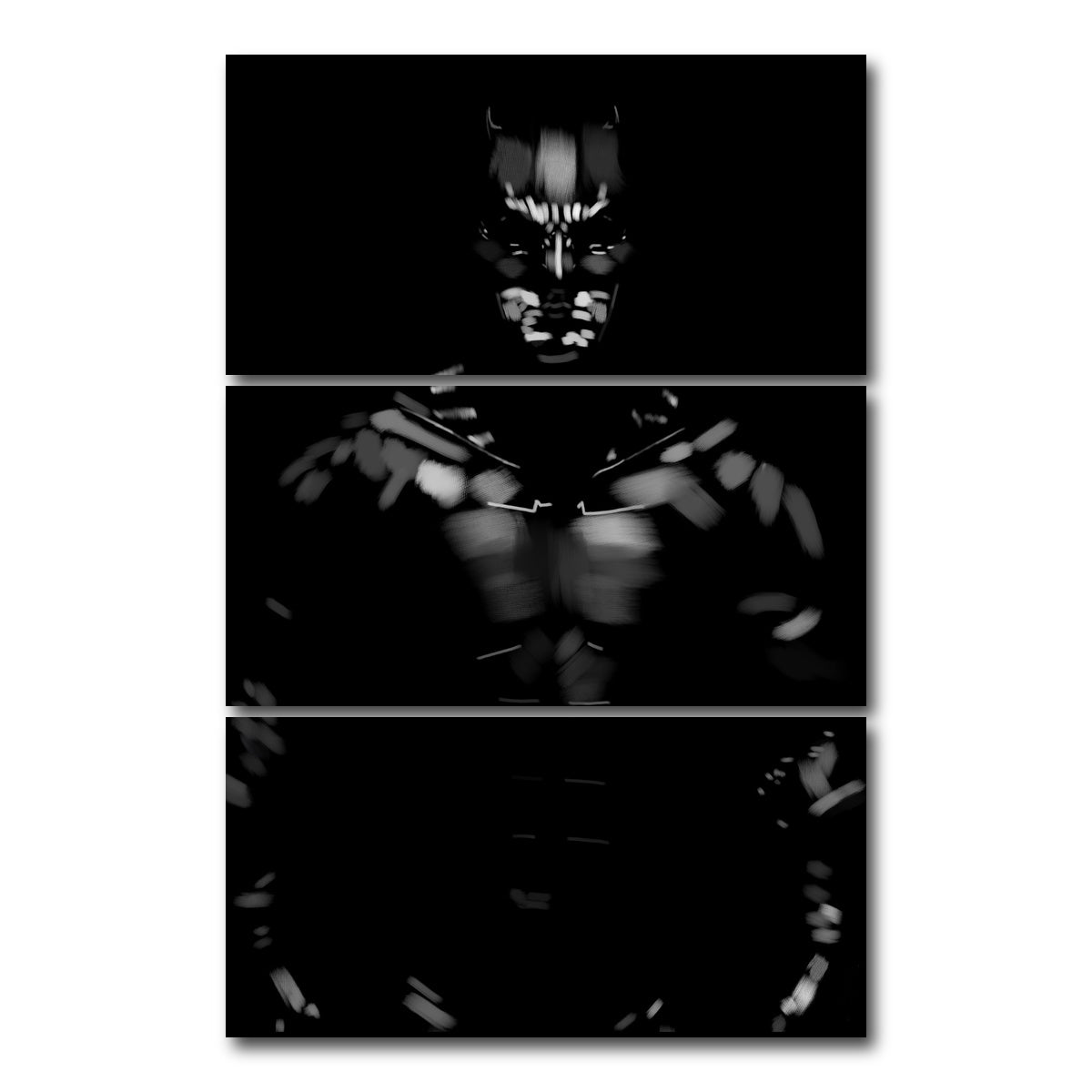 AUTO-MOCKUP WHITE | Batfleck | 3 Piece | Gallery Wrap Canvas | group=12x24_stacked