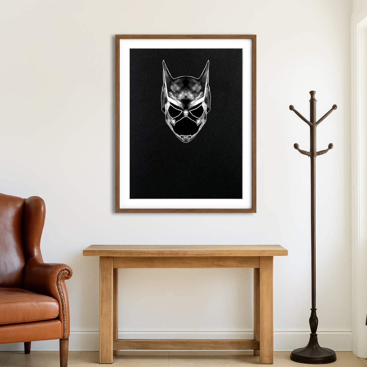 AUTO-MOCKUP ROOM | Batgirl Wall Art