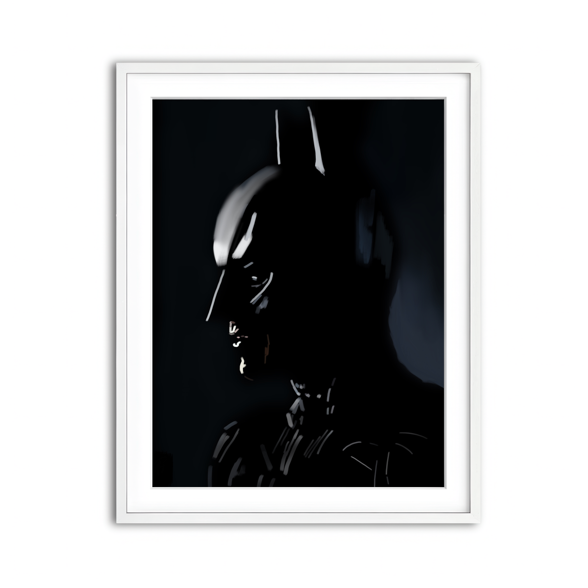 Framed Print 3x4 White