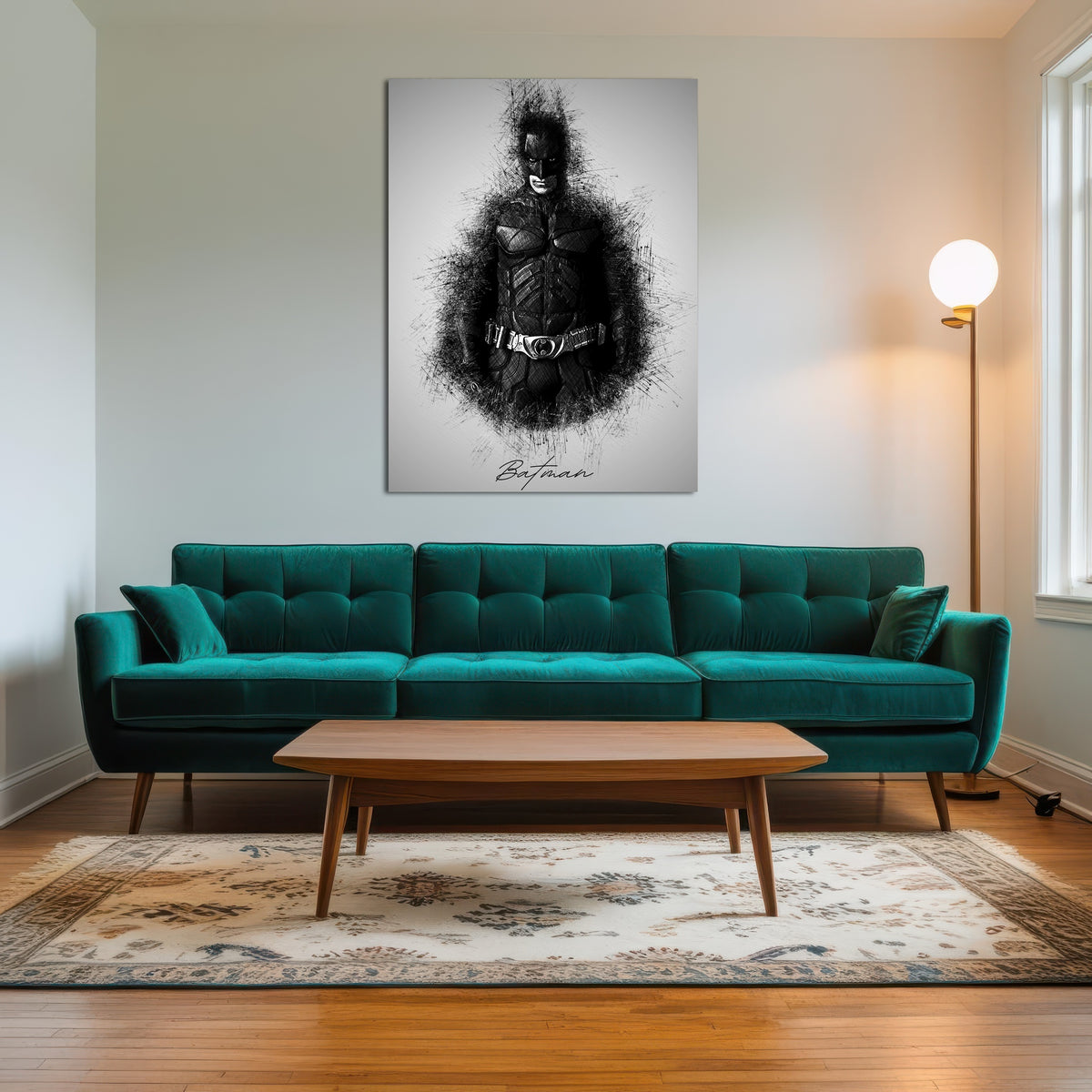 AUTO-MOCKUP ROOM | Batman Sketch