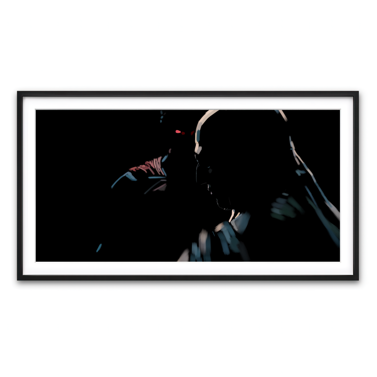 Framed Print 2x1 Black