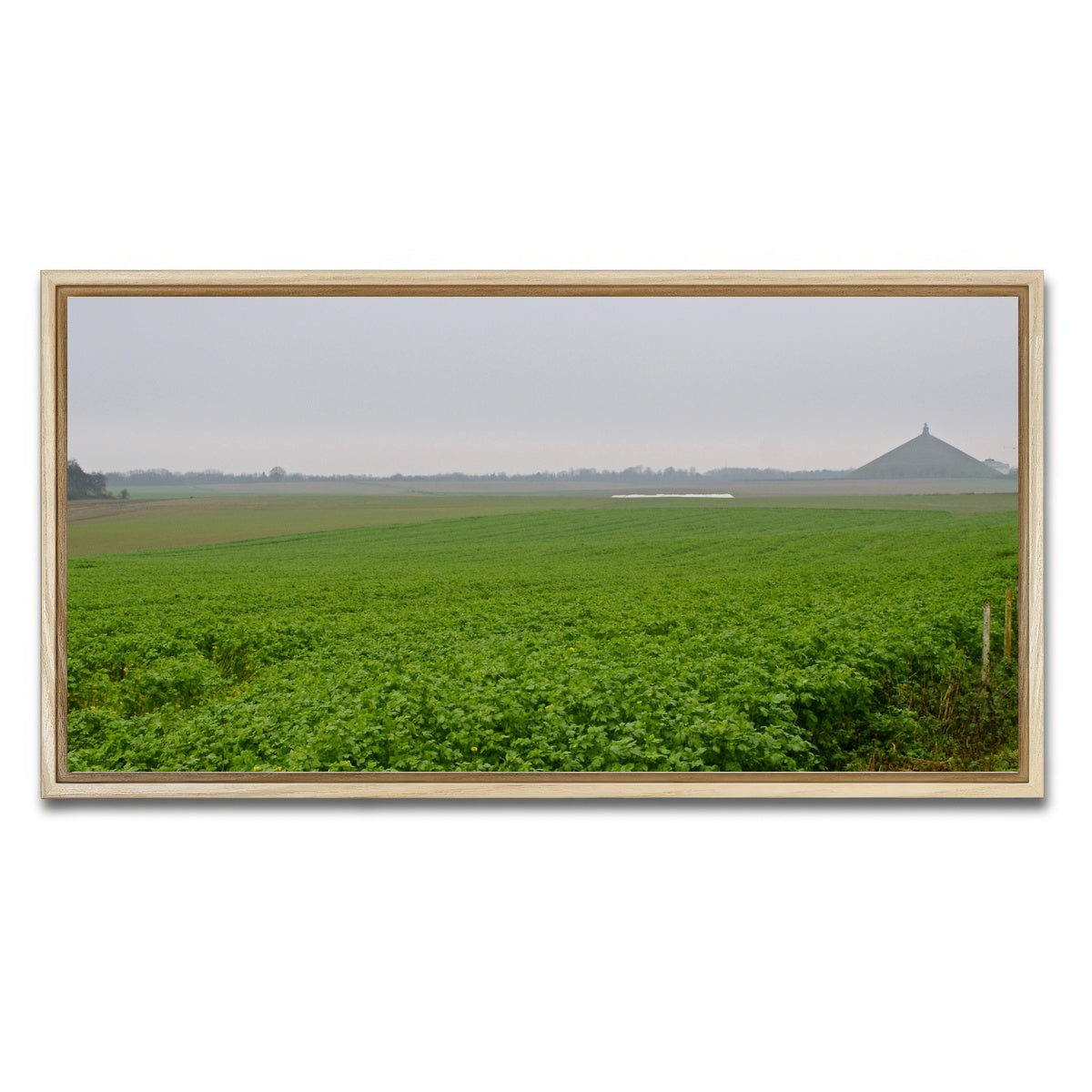 AUTO-MOCKUP WHITE | Battle of Waterloo | 1 Piece | Natural Framed Canvas | group=2x1