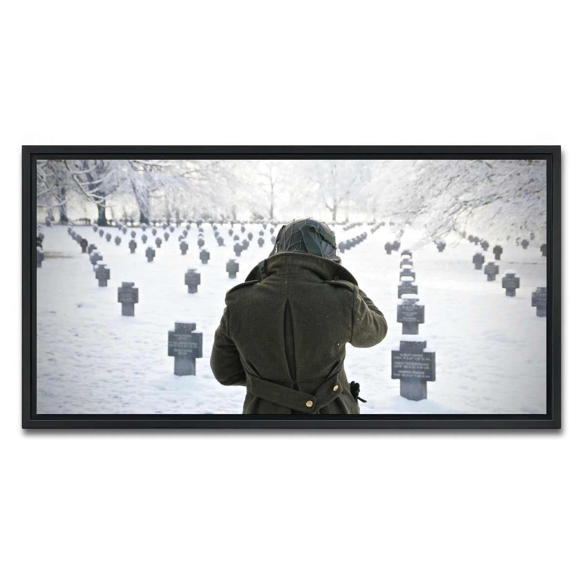 AUTO-MOCKUP WHITE | Battle of the Bulge | 1 Piece | Black Framed Canvas | group=2x1