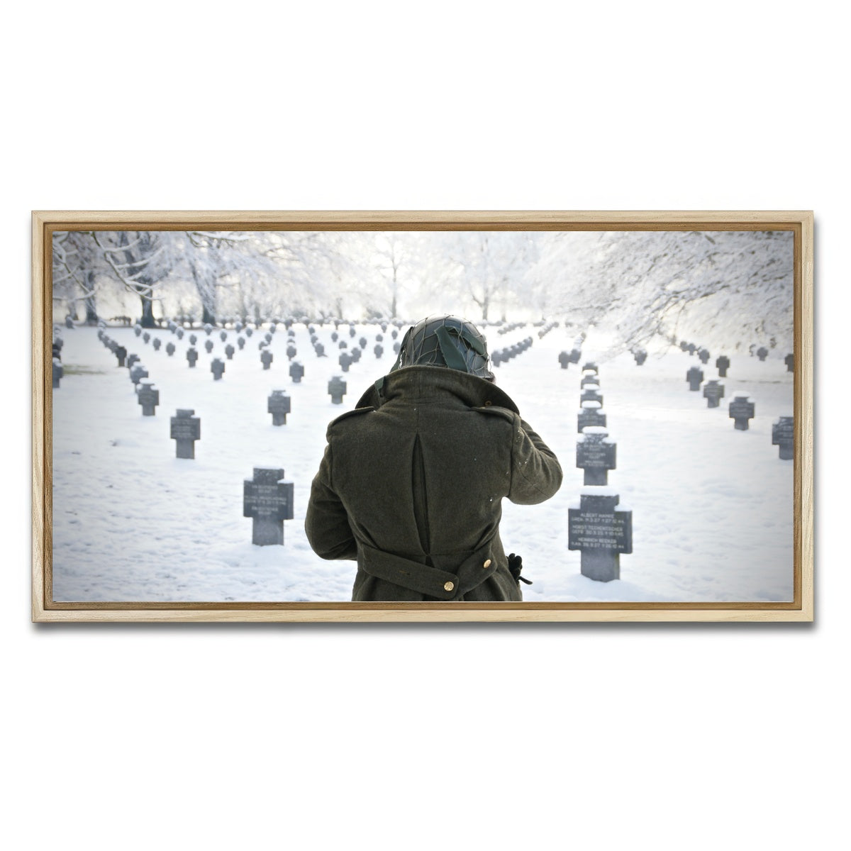 AUTO-MOCKUP WHITE | Battle of the Bulge | 1 Piece | Natural Framed Canvas | group=2x1