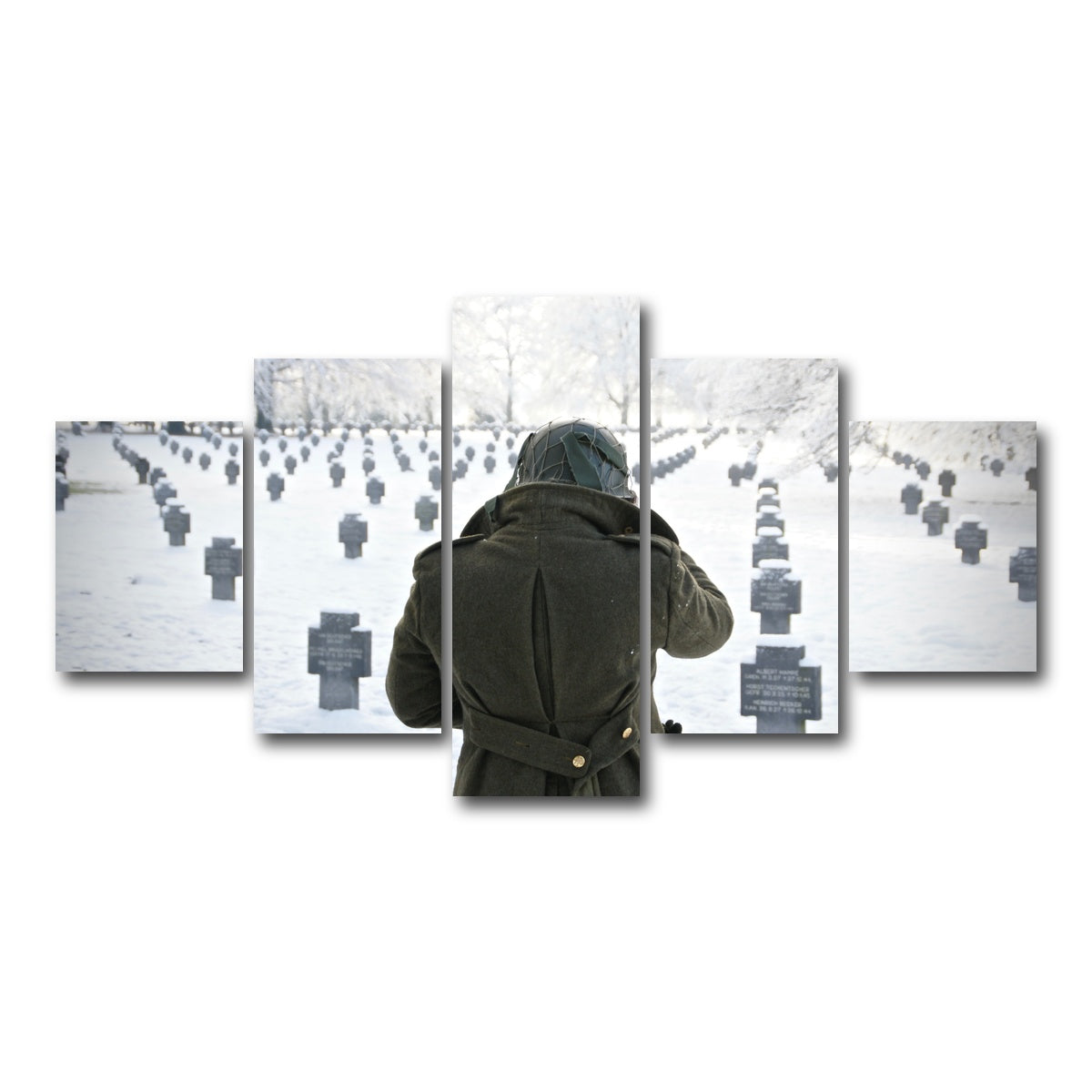 AUTO-MOCKUP WHITE | Battle of the Bulge | 5 Piece | Gallery Wrap Canvas | group=5_short