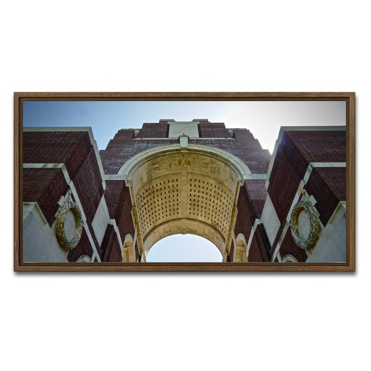 AUTO-MOCKUP WHITE | Battle of the Somme Memorial | 1 Piece | Walnut Framed Canvas | group=2x1