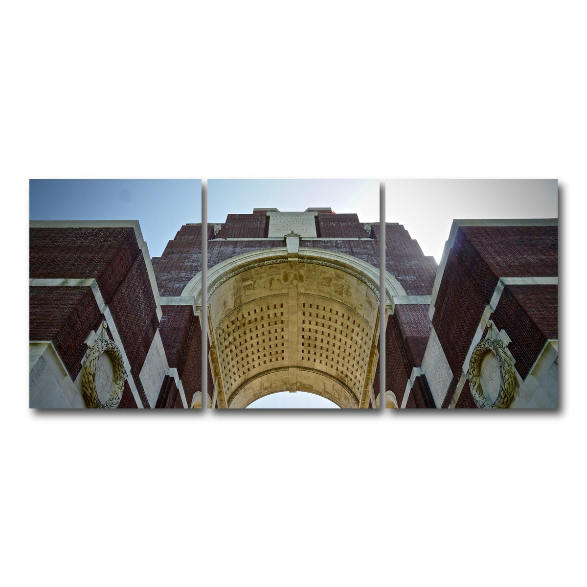 AUTO-MOCKUP WHITE | Battle of the Somme Memorial | 3 Piece | Gallery Wrap Canvas | group=18x24