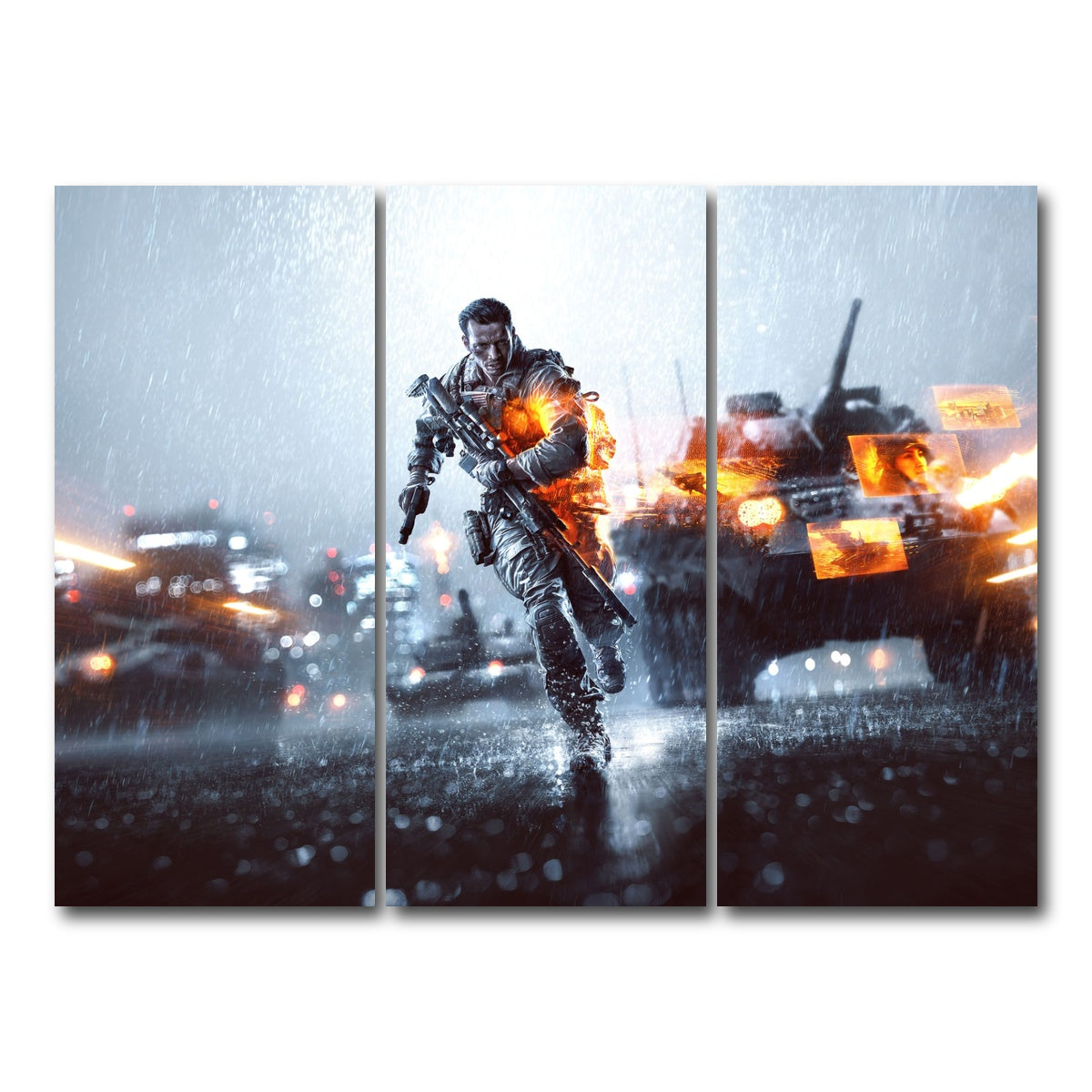 AUTO-MOCKUP WHITE | Battlefield | 3 Piece | Gallery Wrap Canvas | group=8x18