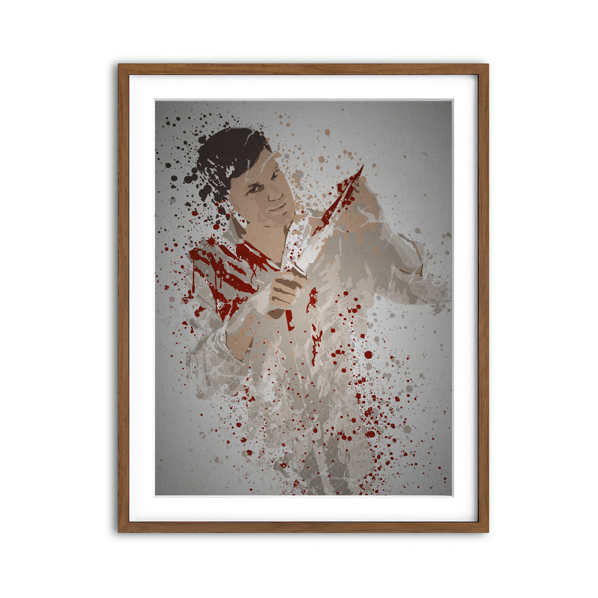 Framed Print 3x4 Walnut