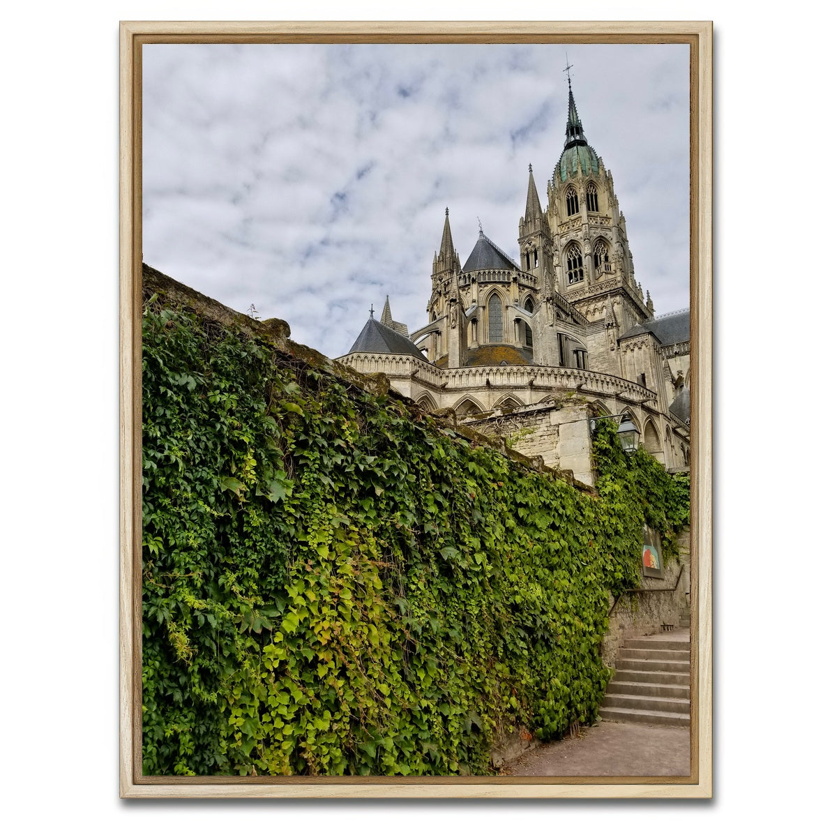 AUTO-MOCKUP WHITE | Bayeux Cathedral | 1 Piece | Natural Framed Canvas | group=3x4