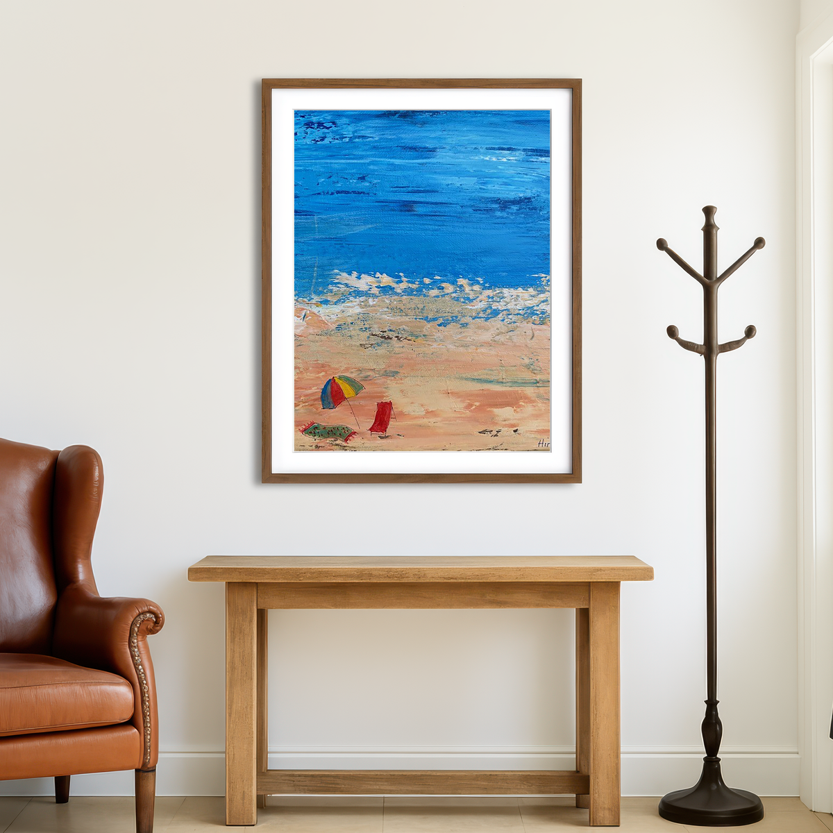 AUTO-MOCKUP ROOM | Beach Day 2 Wall Art