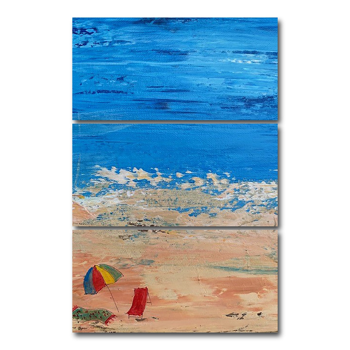 AUTO-MOCKUP WHITE | Beach Day 2 | 3 Piece | Gallery Wrap Canvas | group=12x24_stacked