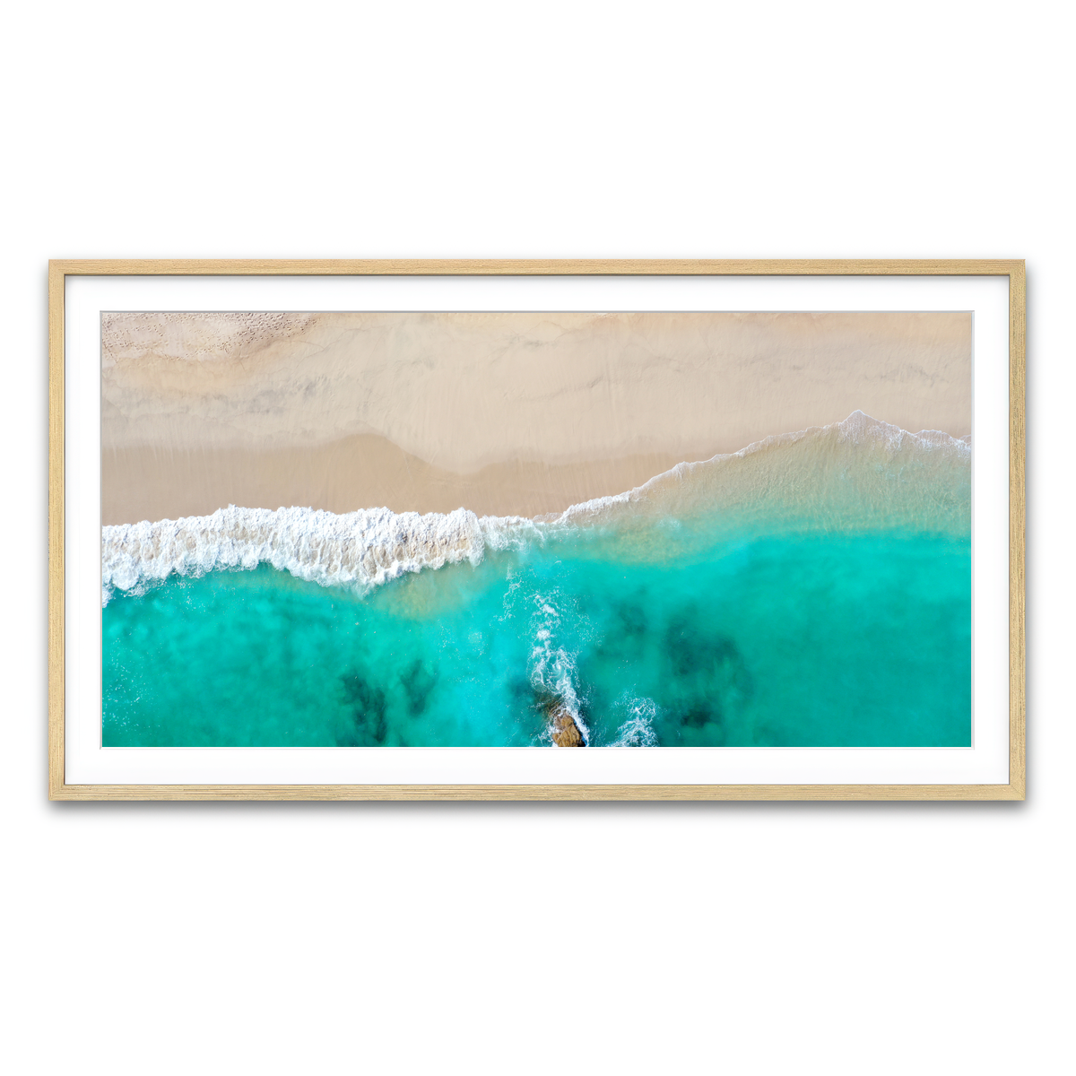 Framed Print 2x1 Natural