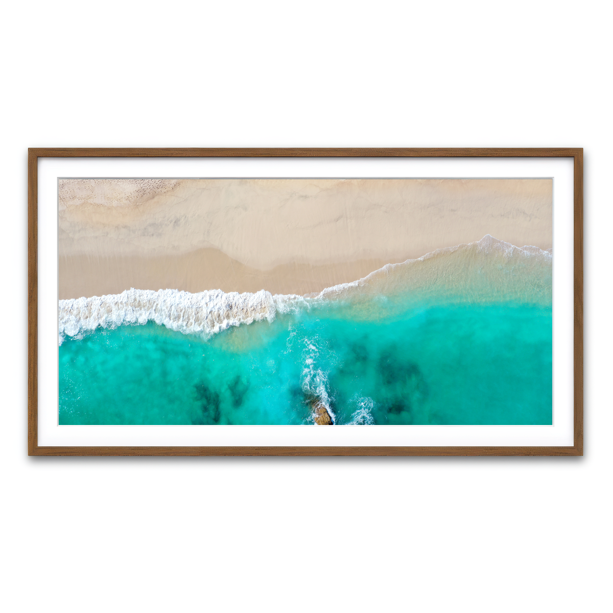 Framed Print 2x1 Walnut