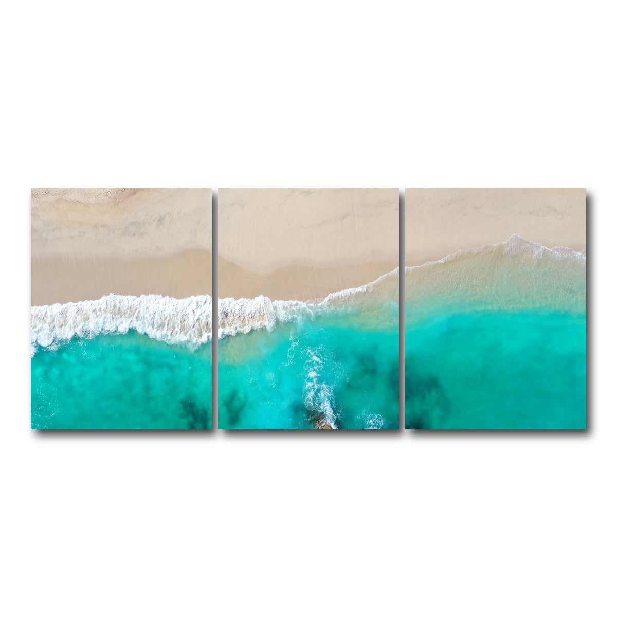 AUTO-MOCKUP WHITE | Beach Dreams | 3 Piece | Gallery Wrap Canvas | group=18x24